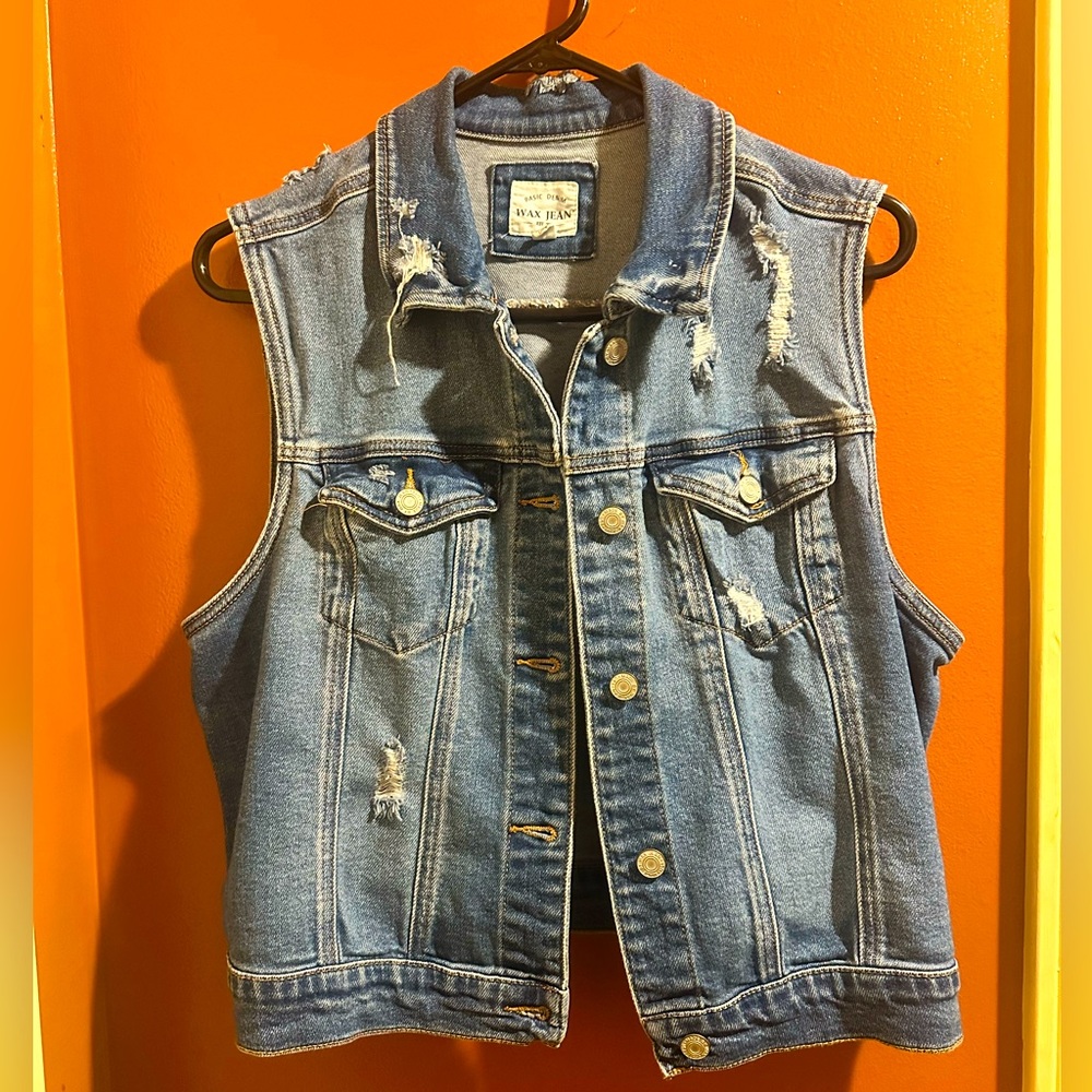 Wax Jean Vest